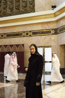  Heba Jamal, mannequin, styliste et presentatrice sur MBC. Ici dans le Hilton Hall

